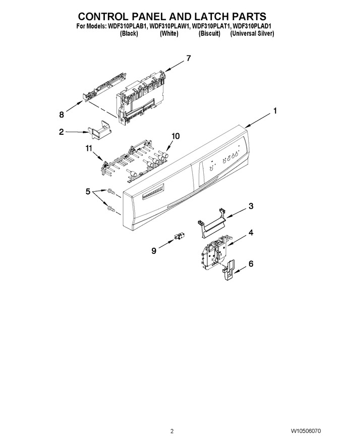 Diagram for WDF310PLAW1