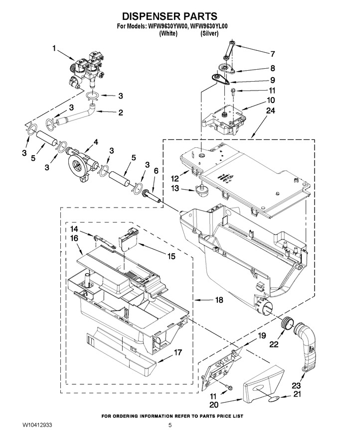 Diagram for WFW9630YW00