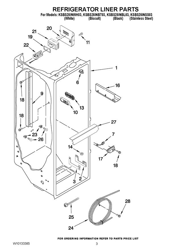 Diagram for KSBS25INWH03