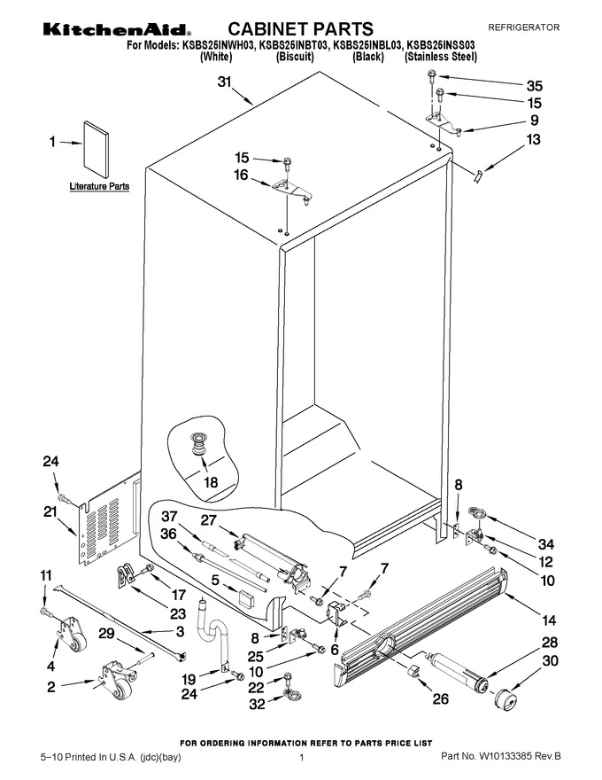 Diagram for KSBS25INWH03