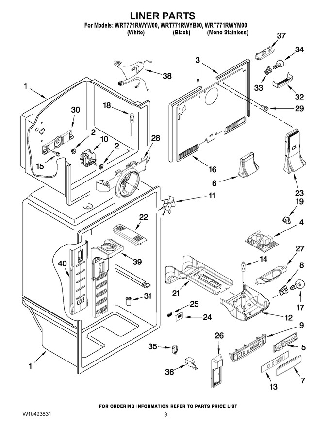 Diagram for WRT771RWYW00