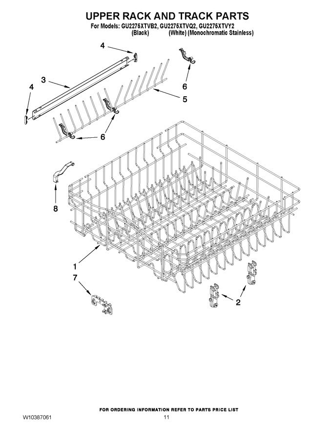Diagram for GU2275XTVY2