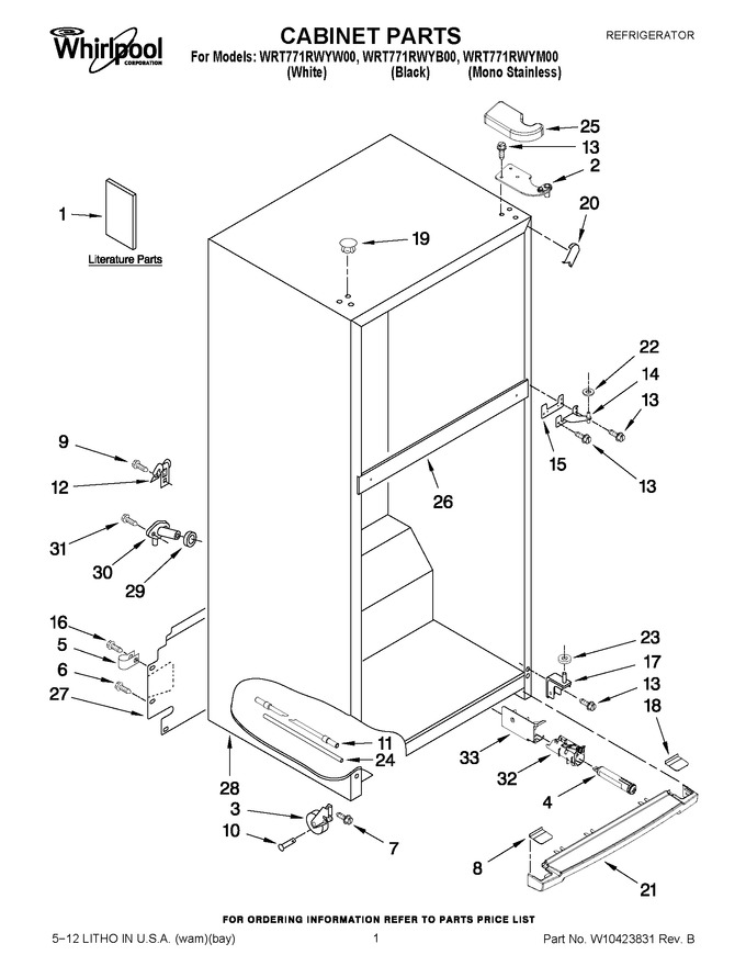 Diagram for WRT771RWYM00