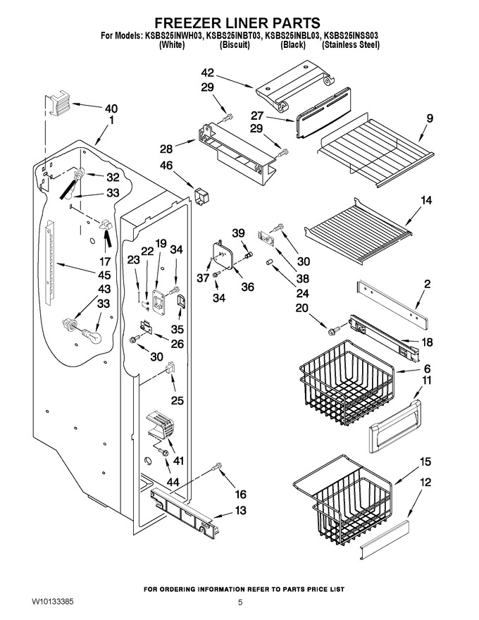 Diagram for KSBS25INWH03