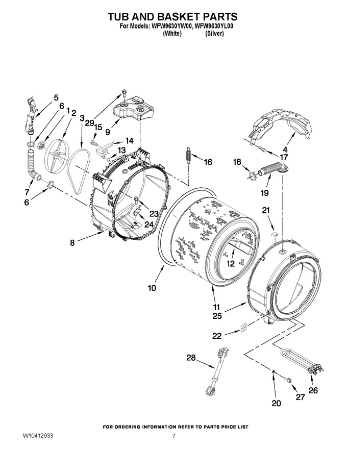 Diagram for WFW9630YL00