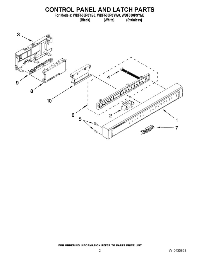 Diagram for WDF530PSYW0