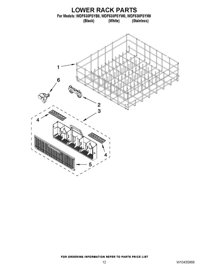 Diagram for WDF530PSYW0