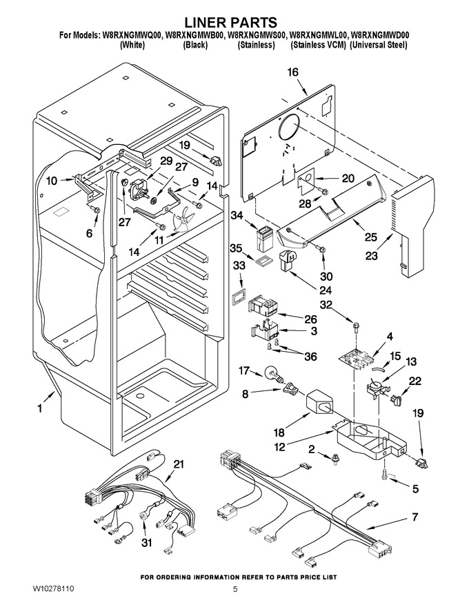 Diagram for W8RXNGMWB00