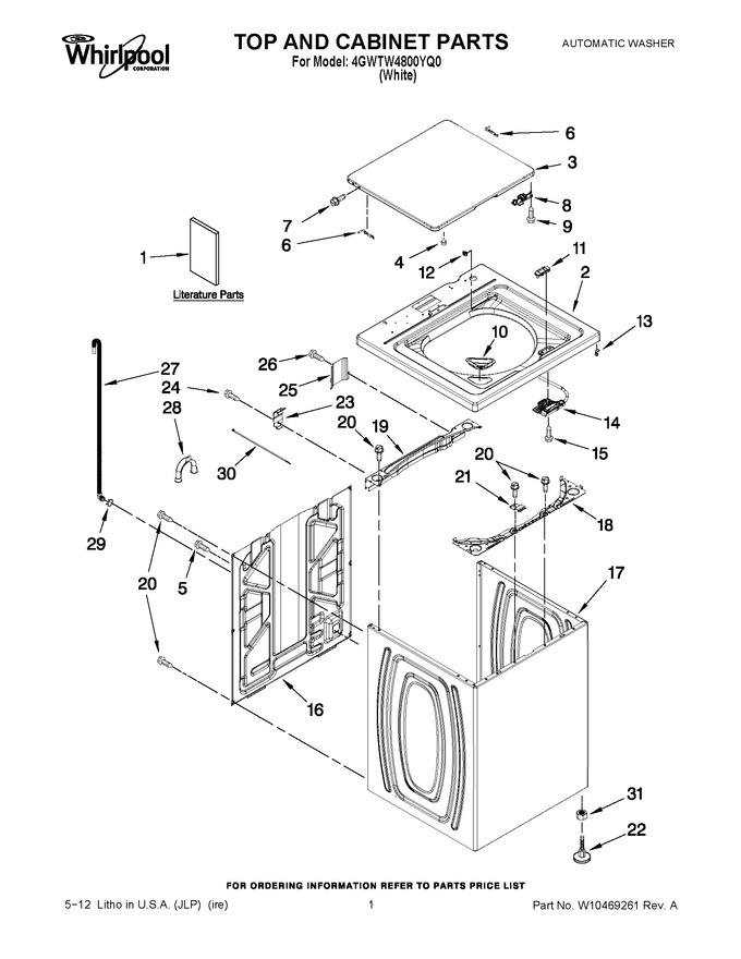 Diagram for 4GWTW4800YQ0