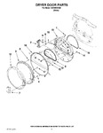 Diagram for 04 - Dryer Door Parts