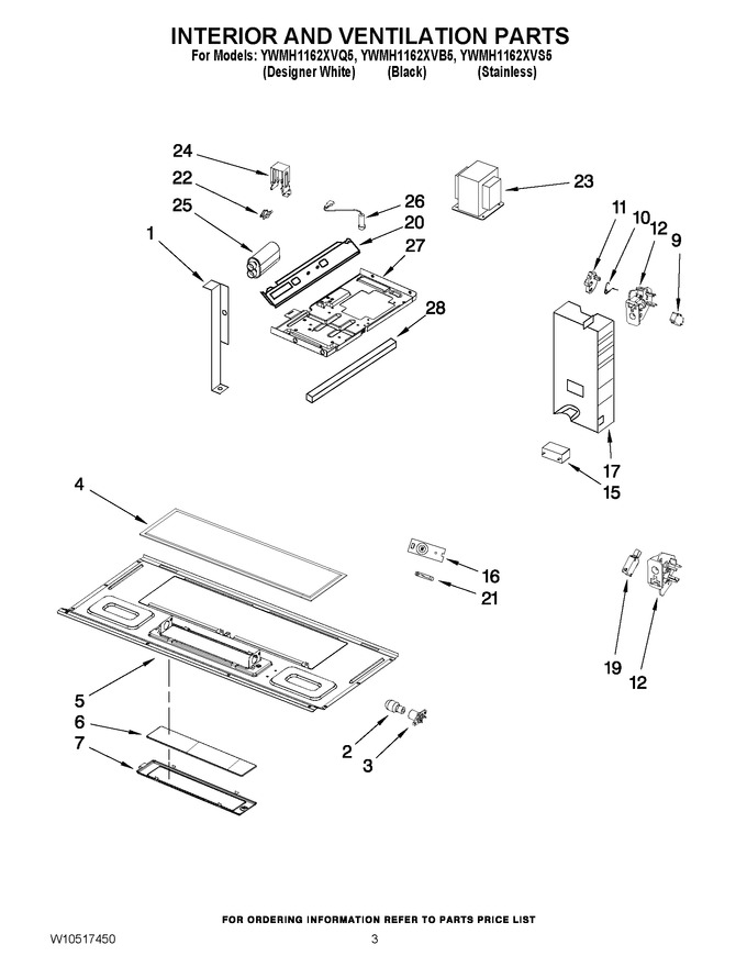 Diagram for YWMH1162XVQ5