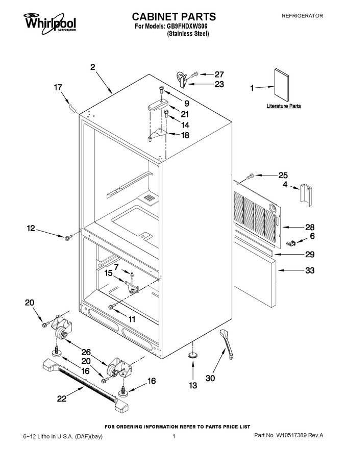 Diagram for GB9FHDXWS06