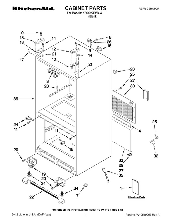 Diagram for KFCO22EVBL4