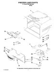 Diagram for 02 - Freezer Liner Parts