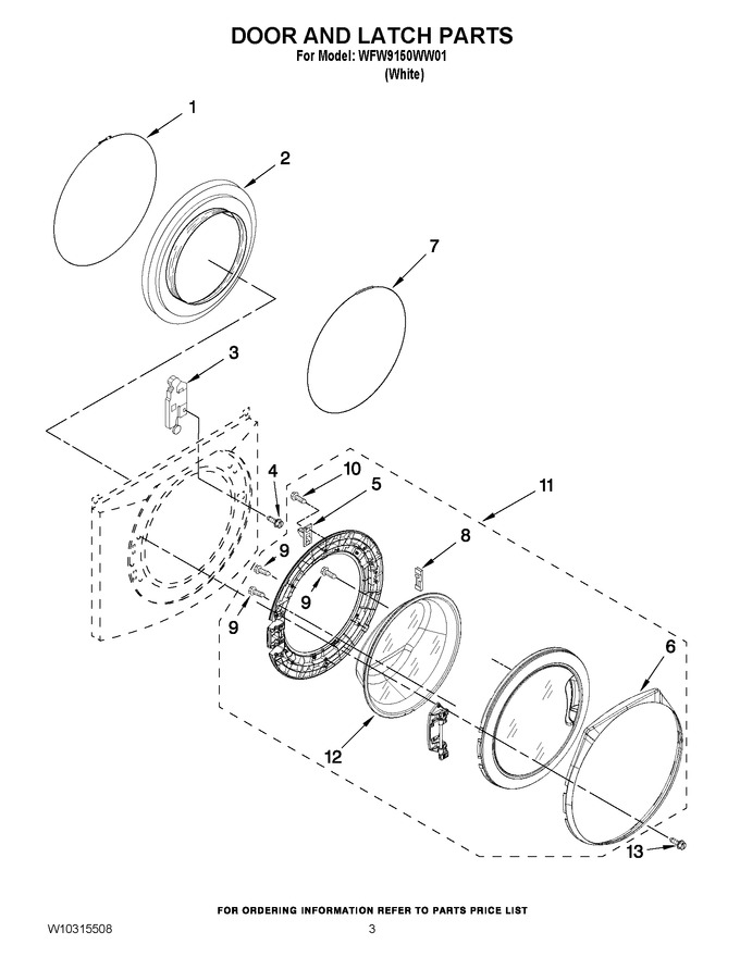 Diagram for WFW9150WW01
