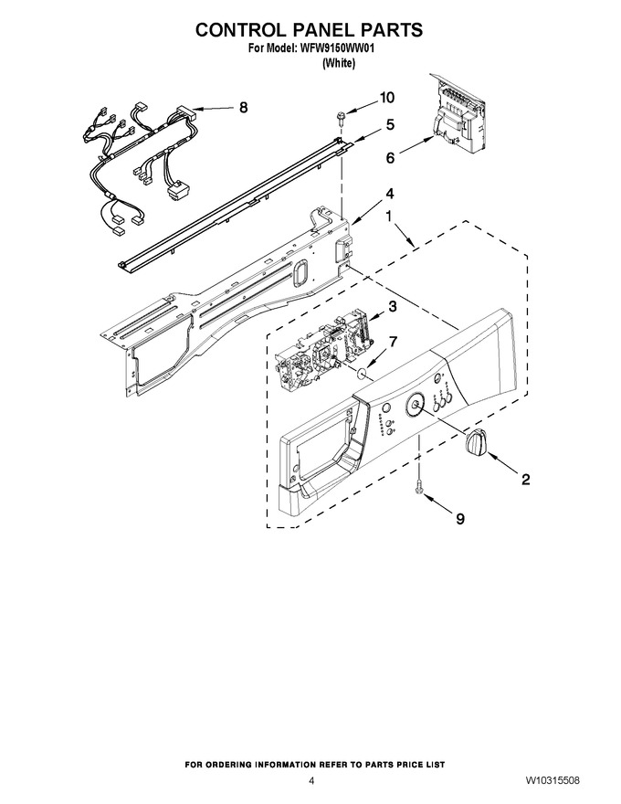 Diagram for WFW9150WW01