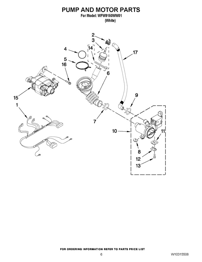 Diagram for WFW9150WW01