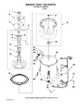 Diagram for 03 - Basket And Tub Parts