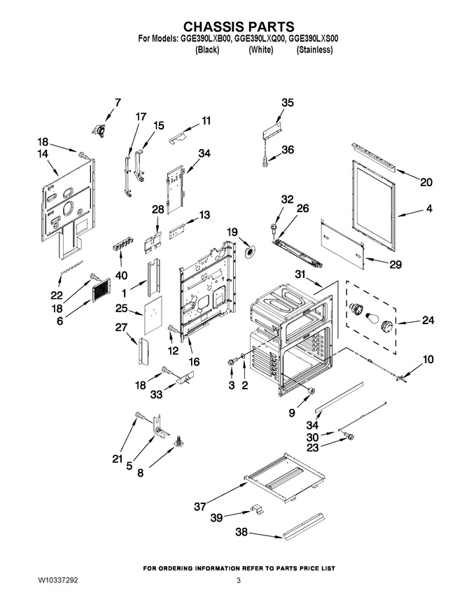 Diagram for GGE390LXS00