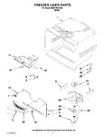 Diagram for 03 - Freezer Liner Parts