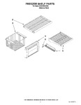 Diagram for 03 - Freezer Shelf Parts