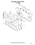 Diagram for 02 - Control Panel Parts