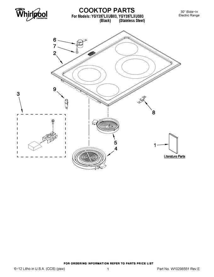 Diagram for YGY397LXUS03
