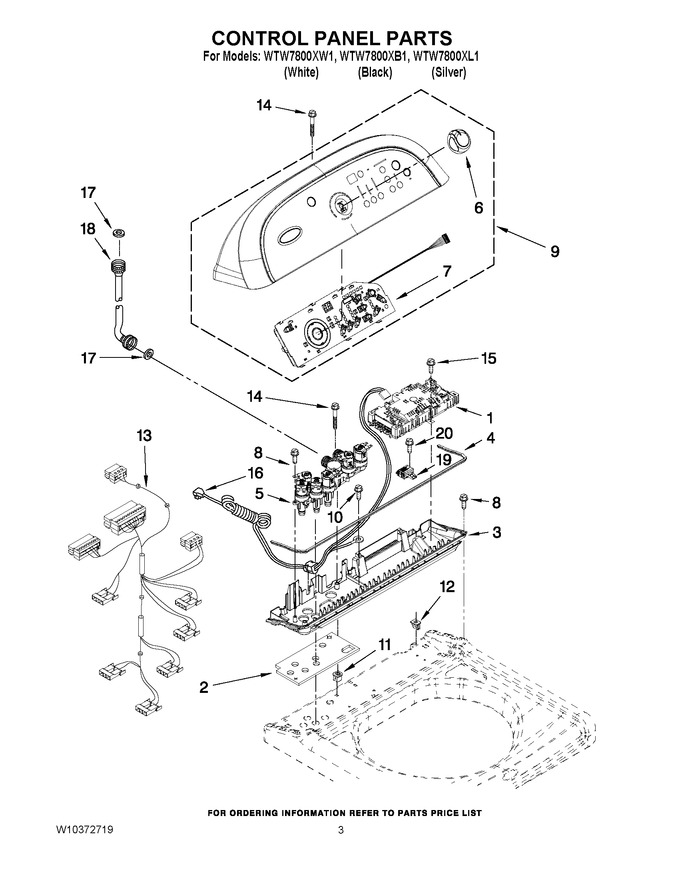 Diagram for WTW7800XL1