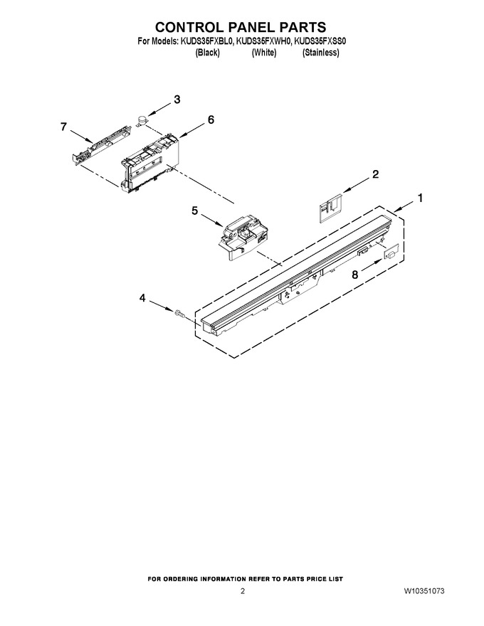 Diagram for KUDS35FXWH0