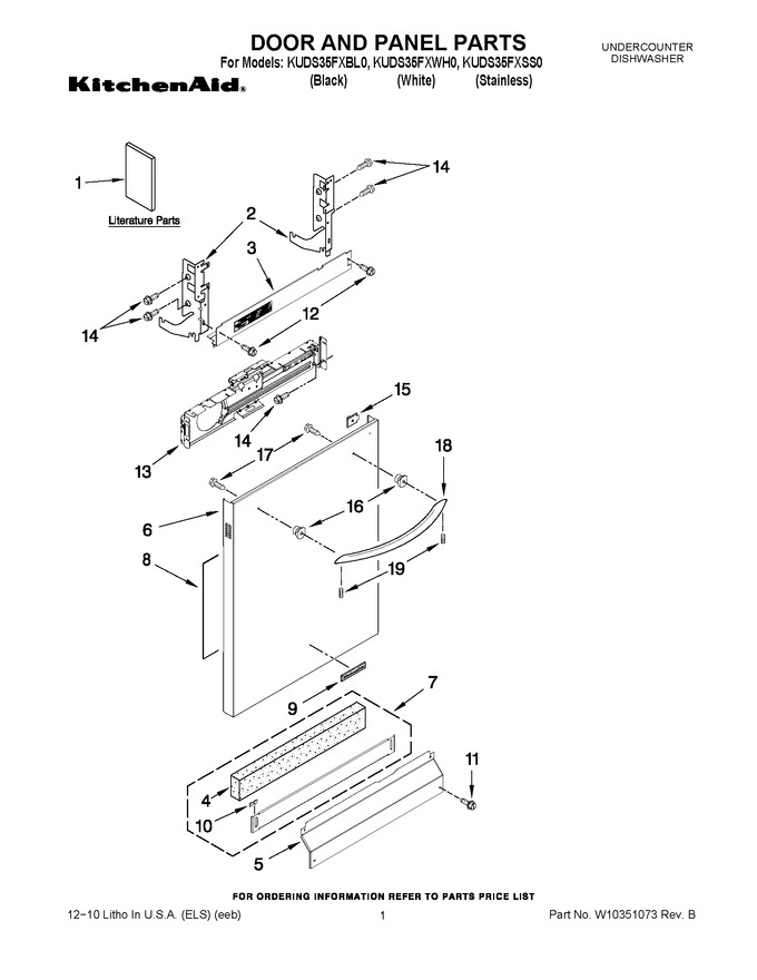 Diagram for KUDS35FXBL0