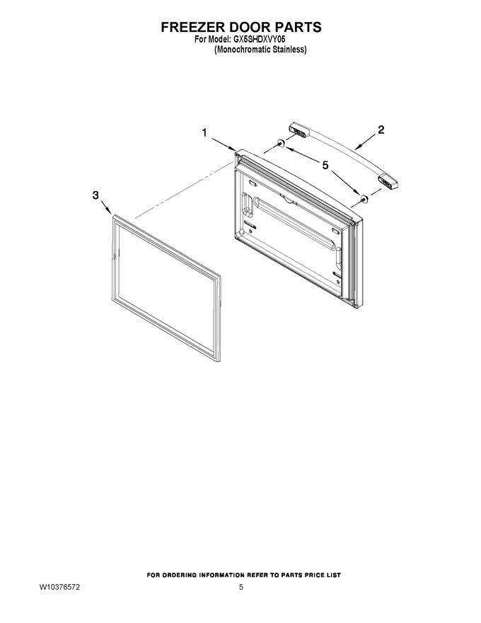 Diagram for GX5SHDXVY05