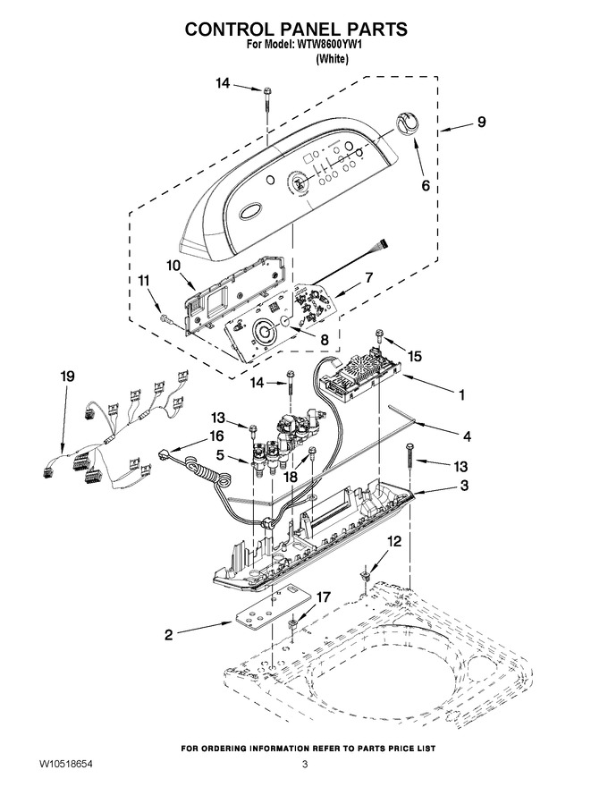 Diagram for WTW8600YW1