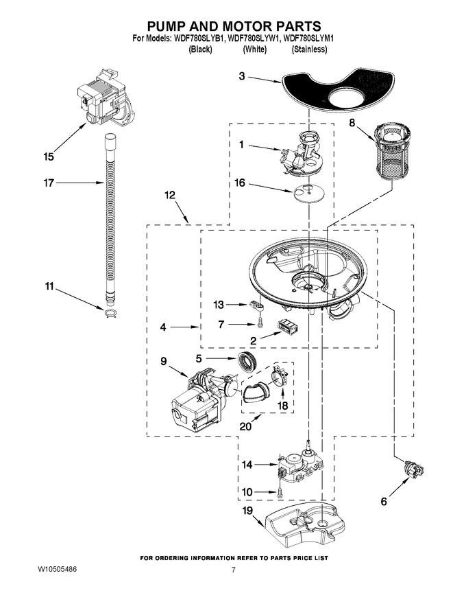 Diagram for WDF780SLYW1