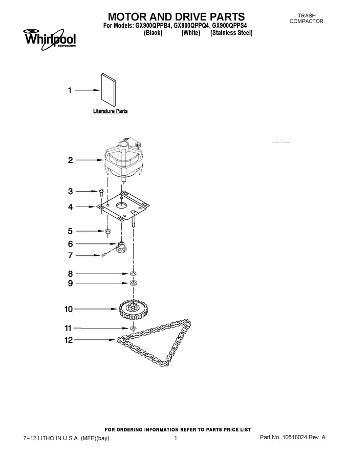Diagram for GX900QPPS4