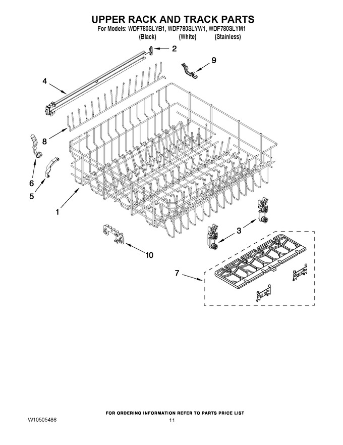 Diagram for WDF780SLYW1