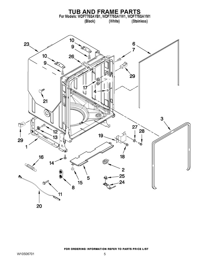 Diagram for WDF775SAYM1
