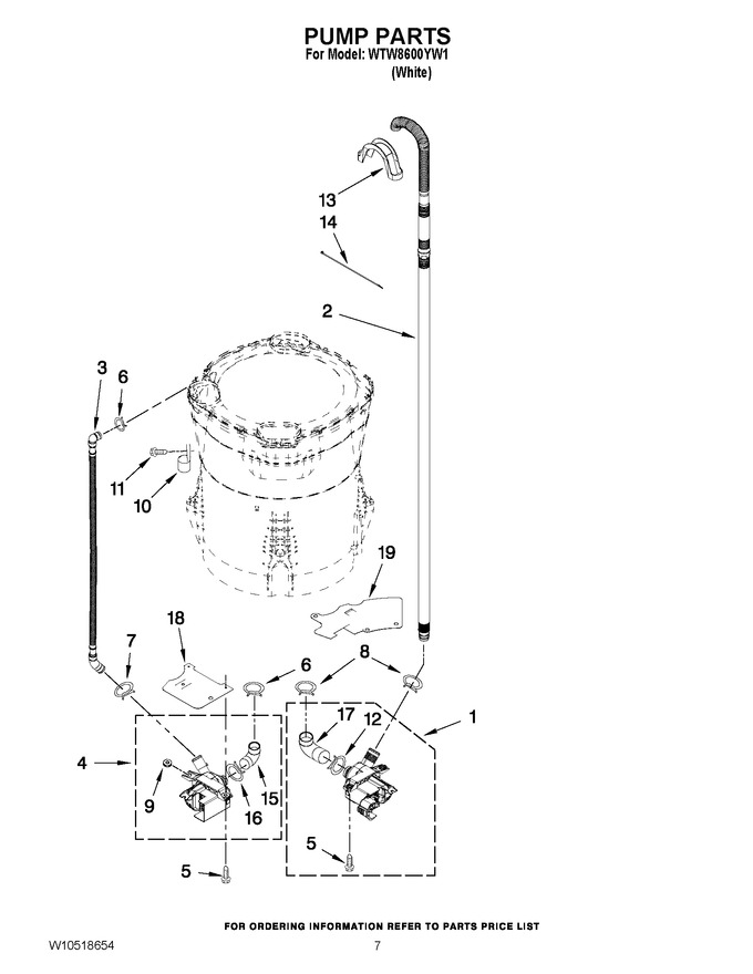 Diagram for WTW8600YW1