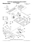 Diagram for 01 - Cooktop, Burner And Grate Parts