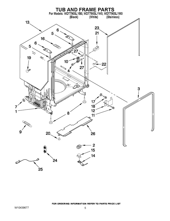 Diagram for WDT790SLYB0