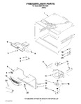 Diagram for 03 - Freezer Liner Parts