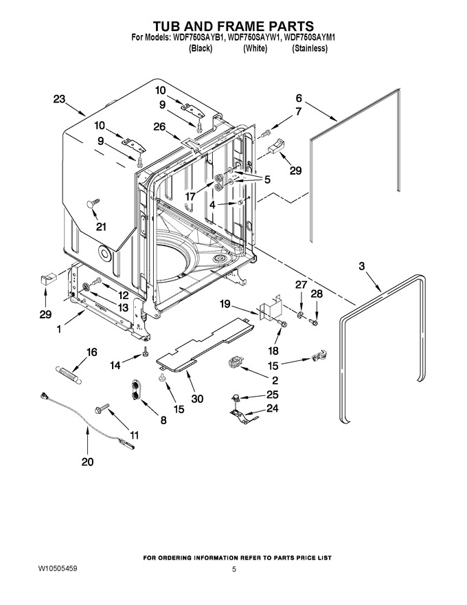 Diagram for WDF750SAYB1