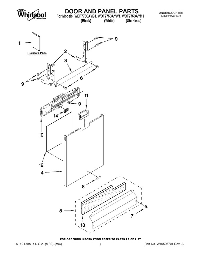 Diagram for WDF775SAYM1