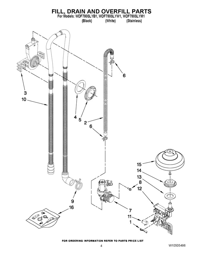 Diagram for WDF780SLYW1