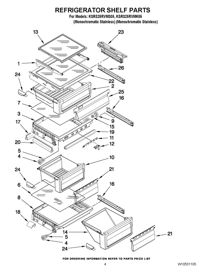 Diagram for KSRS25RVMS05