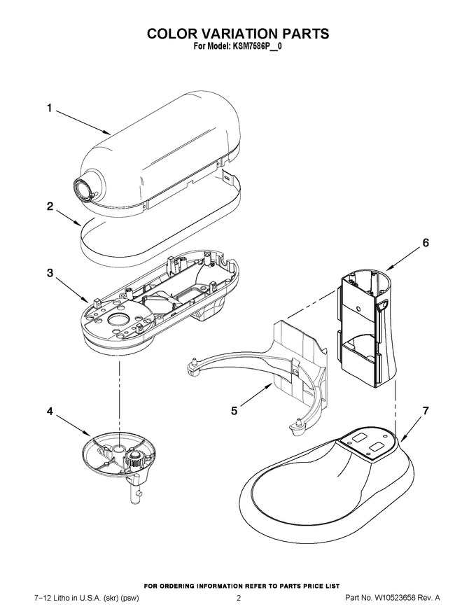 Diagram for KSM7586PCA0