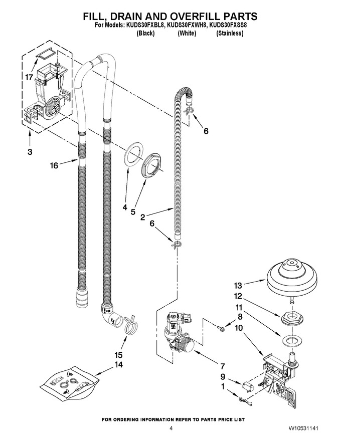 Diagram for KUDS30FXBL8