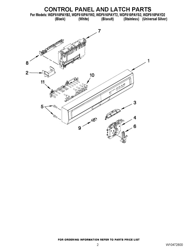 Diagram for WDF510PAYT2