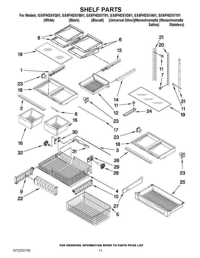 Diagram for GX5FHDXVY01