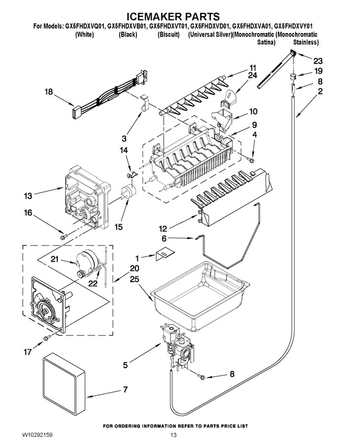 Diagram for GX5FHDXVT01