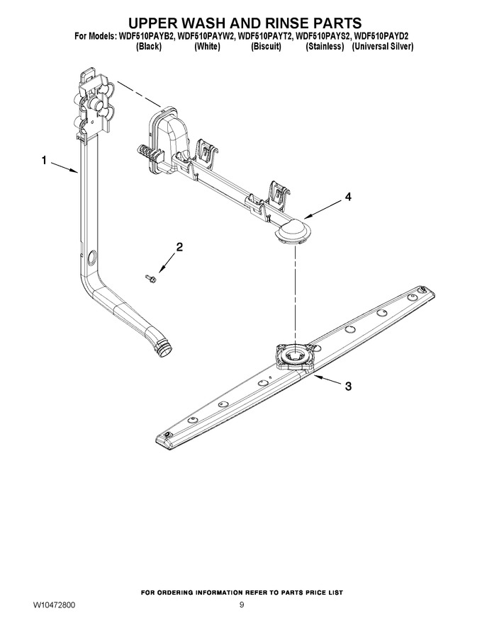 Diagram for WDF510PAYW2